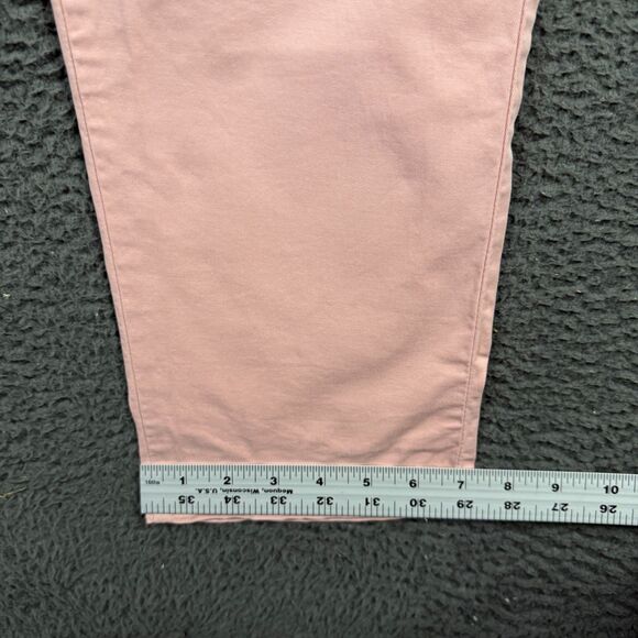 PT01 Pants Mens 34x36 Pink Slim Fit Stretch Chinos Preppy Made in Italy - Picture 13 of 14